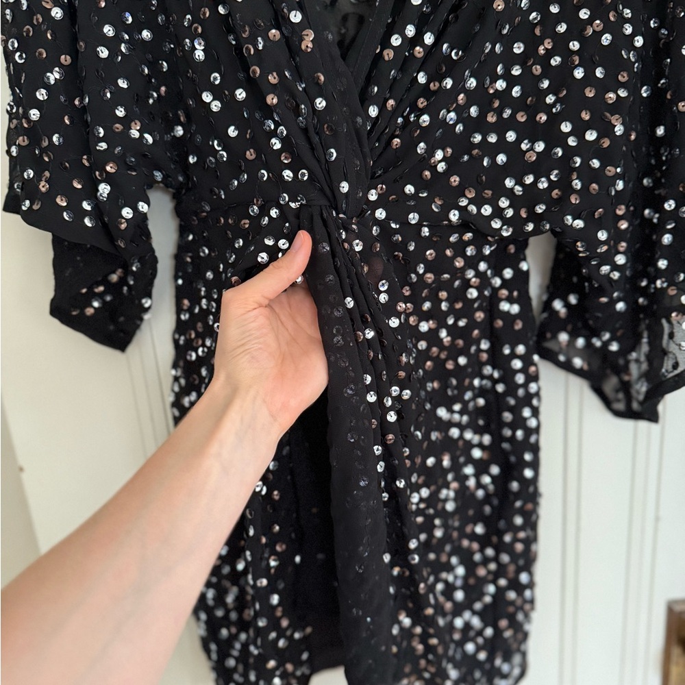 slim fit dress slacks ASOS EDITION Teardrop Sequin Embellished Mini Cocktail Dress – White  Chocolate Couture